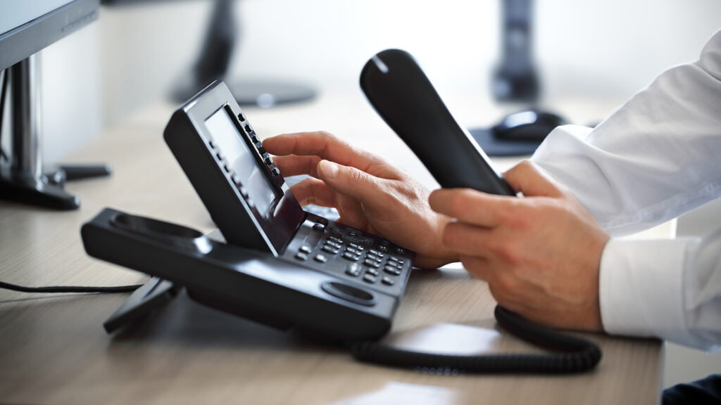 Voip phone installation