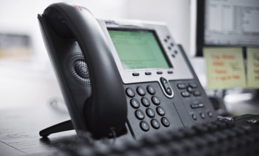 Voip phone installation